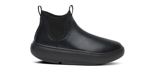 Men's Leather Londoner - Black lateral view