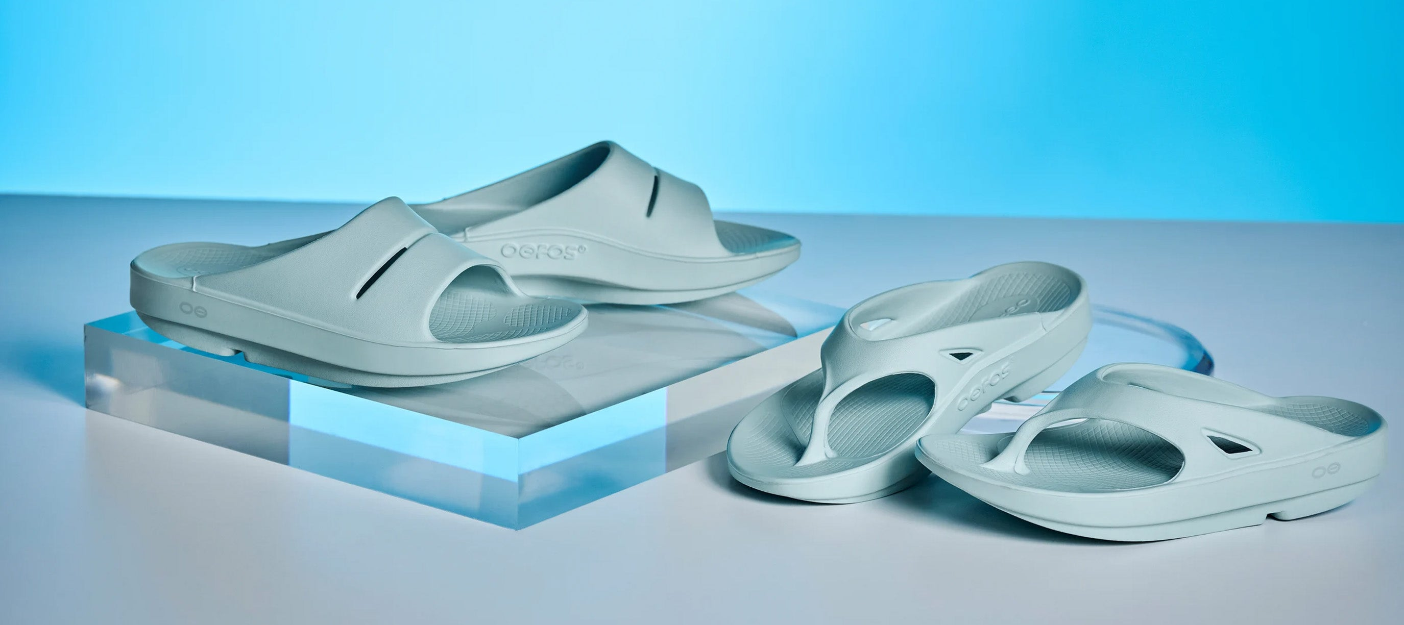 OOFOS - OOFOS　OOriginal　Mist 25cm Women's OOriginal Sandal - Mist – OOFOS