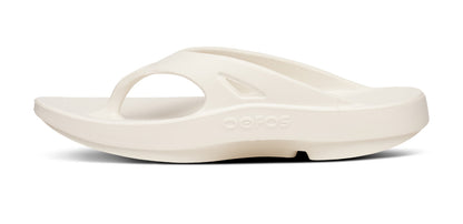BAUER/OOFOS OOriginal Sport Sandal – Chalk medial view