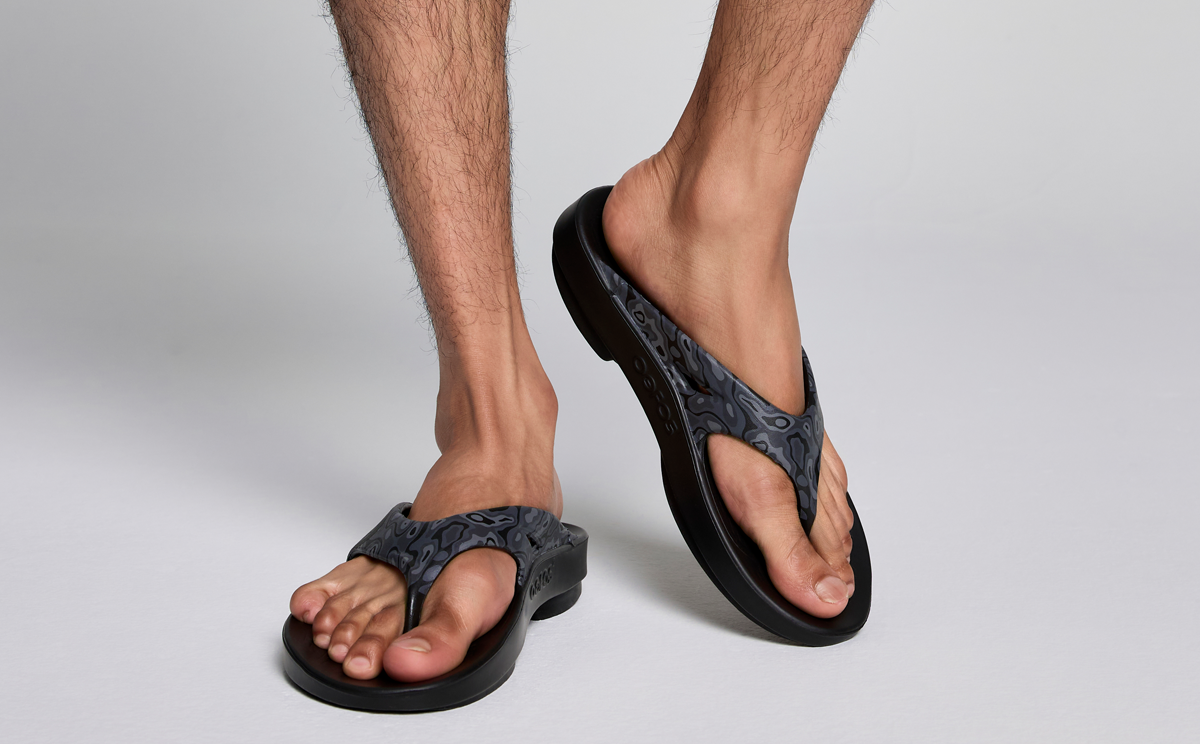 【OOFOS】 OOriginal - Sport Black Camo ★ 25.5~29 Men's OOriginal Sport Sandal - Black Water Camo – OOFOS
