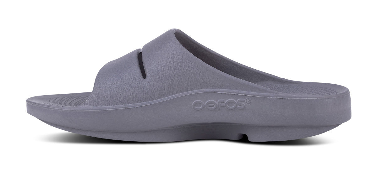 Men's OOahh Slide Sandal - Slate – OOFOS