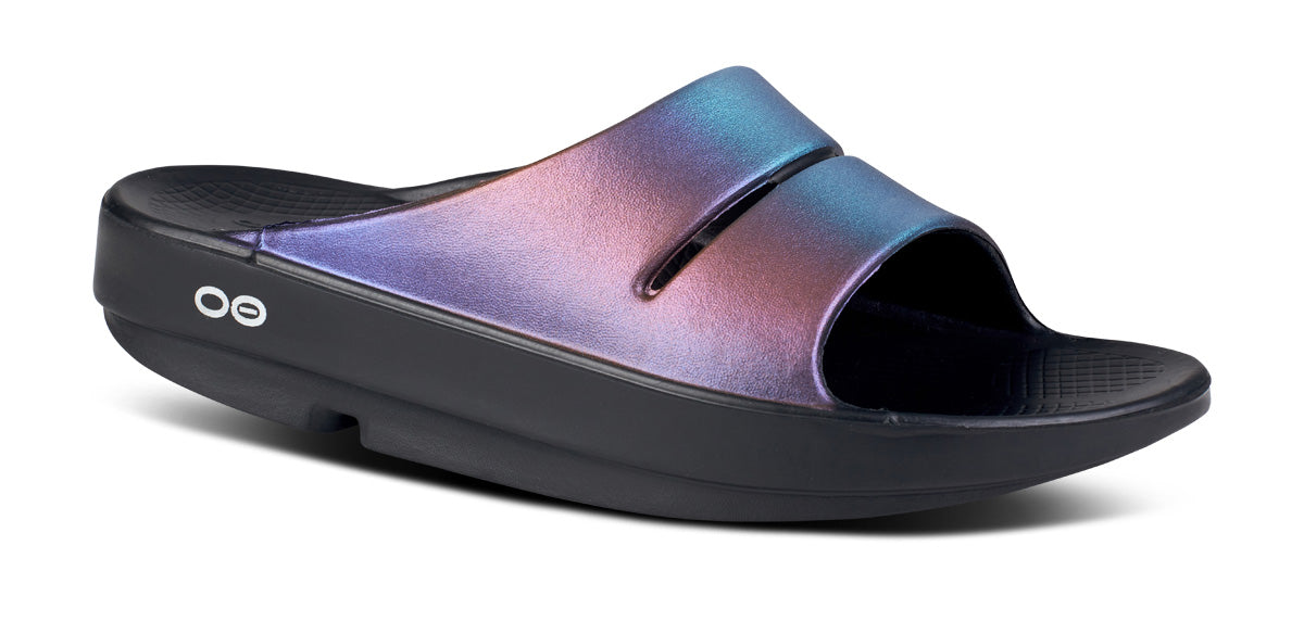 OOmega OOahh Luxe - Black Sparkle – OOFOSオフィシャルサイト