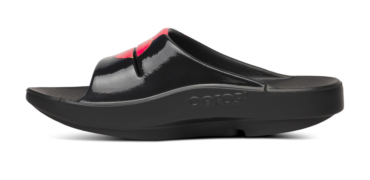 Women's OOahh Limited Slide Sandal - Hibiscus – OOFOS