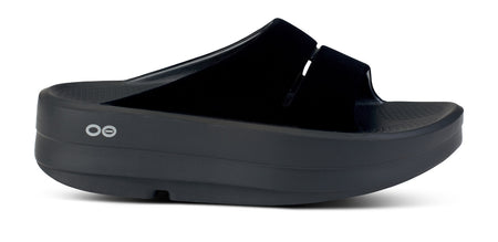 Amazon.com | OOFOS OOmega OOahh Recovery Sandal, Black