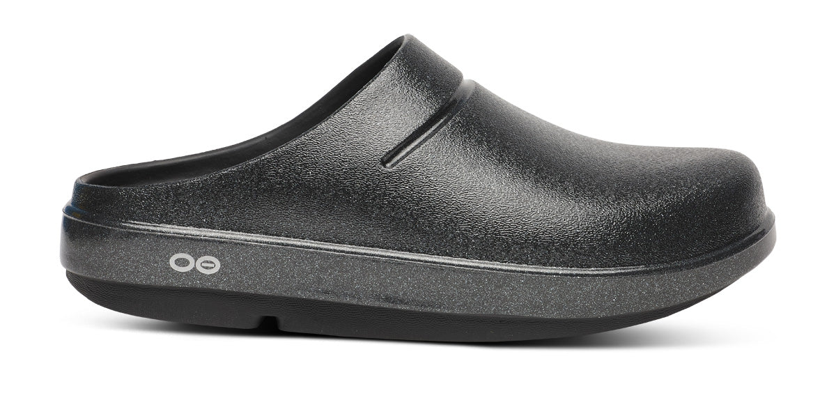 OOFOS★OOCLOOG★ Women's OOcloog Luxe Clog - Black Sparkle – OOFOS
