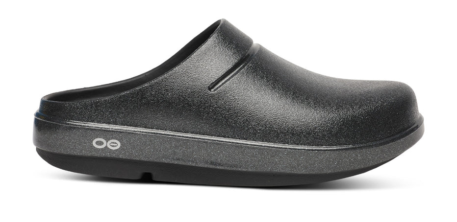 Women's OOcloog Luxe Clog - Black Sparkle – OOFOS
