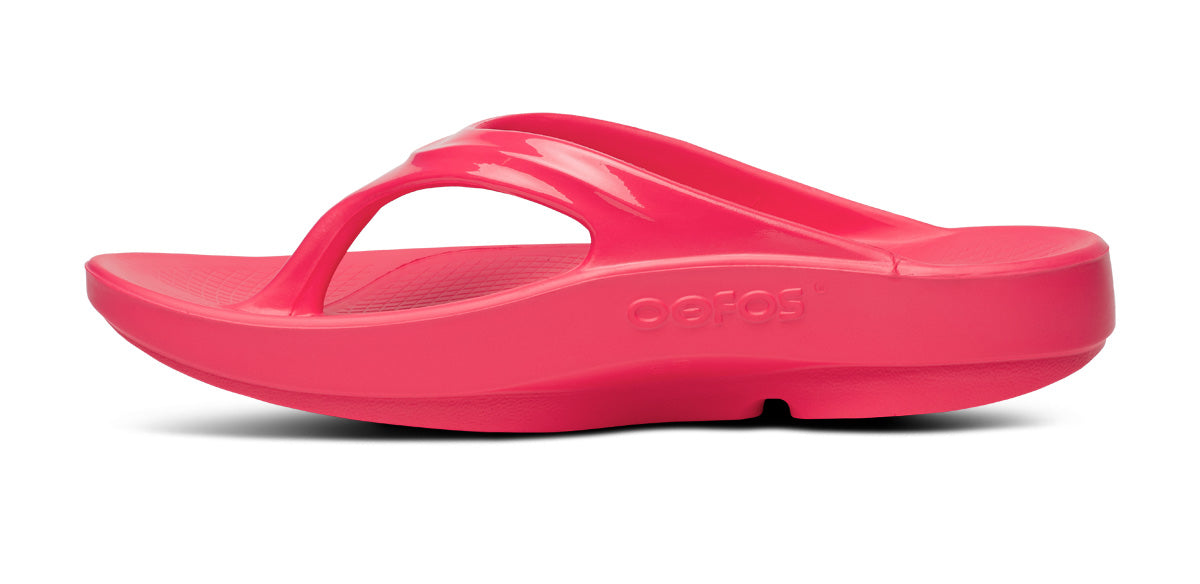 ★OOFOS★ OOLALA NEON BERRY OOLALA NEON BERRY Women's OOlala Sandal - Neon Berry (SALE) – OOFOS