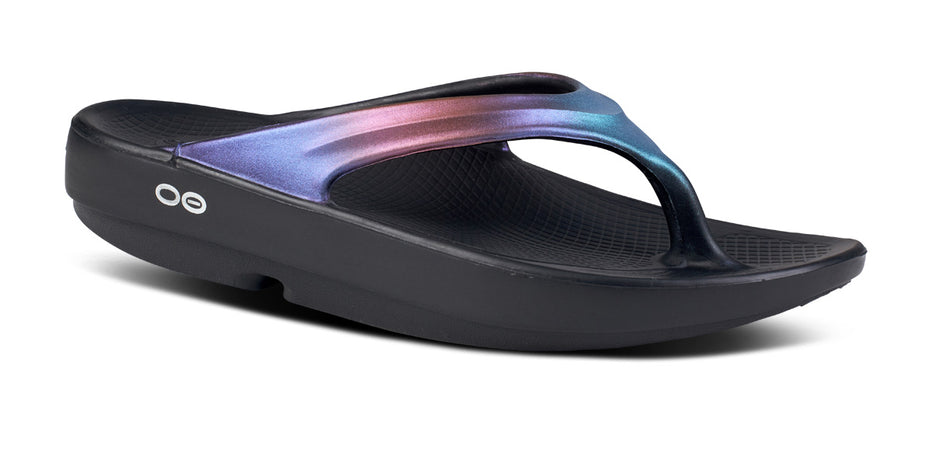 Women's OOlala Luxe Sandal - Midnight Spectre – OOFOS