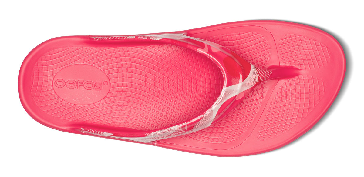 ★OOFOS★ OOLALA NEON BERRY OOLALA NEON BERRY Women's OOlala Sandal - Neon Berry (SALE) – OOFOS