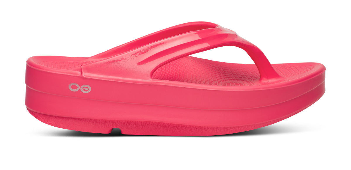 ★OOFOS★ OOLALA NEON BERRY OOLALA NEON BERRY Women's OOmega OOlala Sandal - Neon Berry – OOFOS