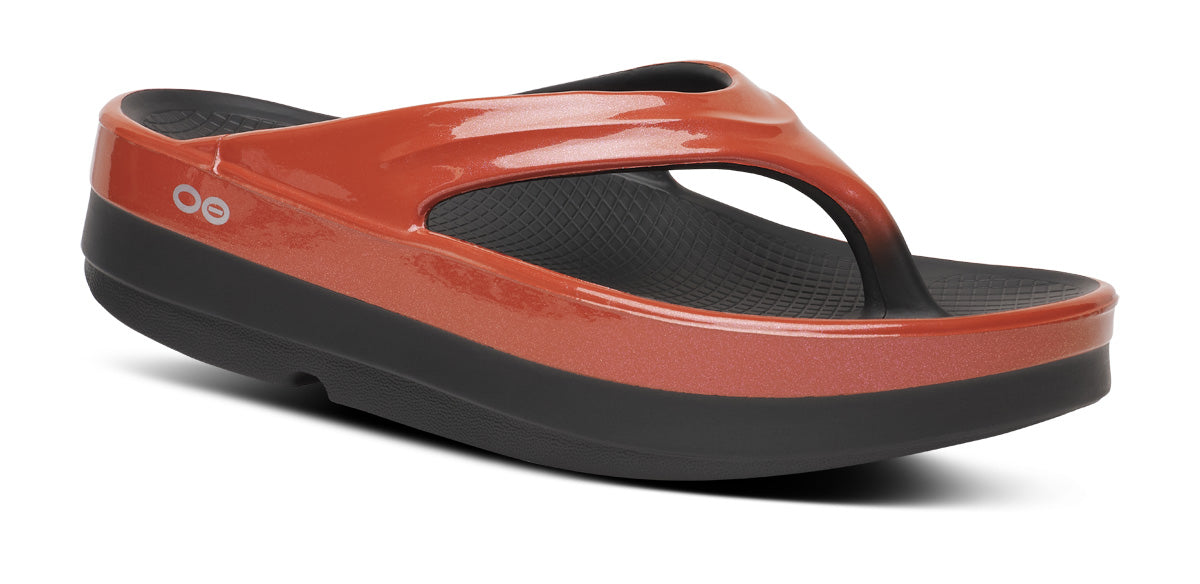 Women's OOmega OOlala Stacked Sandal - Copper – OOFOS