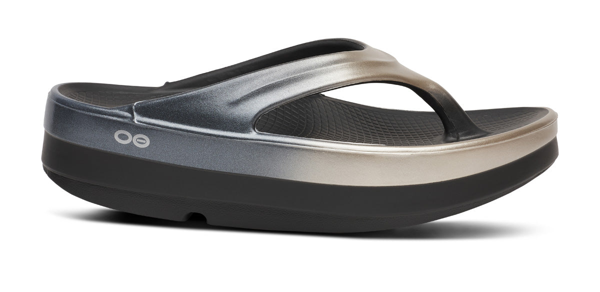 Women's OOmega OOlala Stacked Sandal - Latte Fade – OOFOS