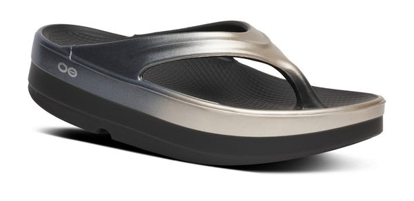 Women's OOmega OOlala Stacked Sandal - Latte Fade – OOFOS
