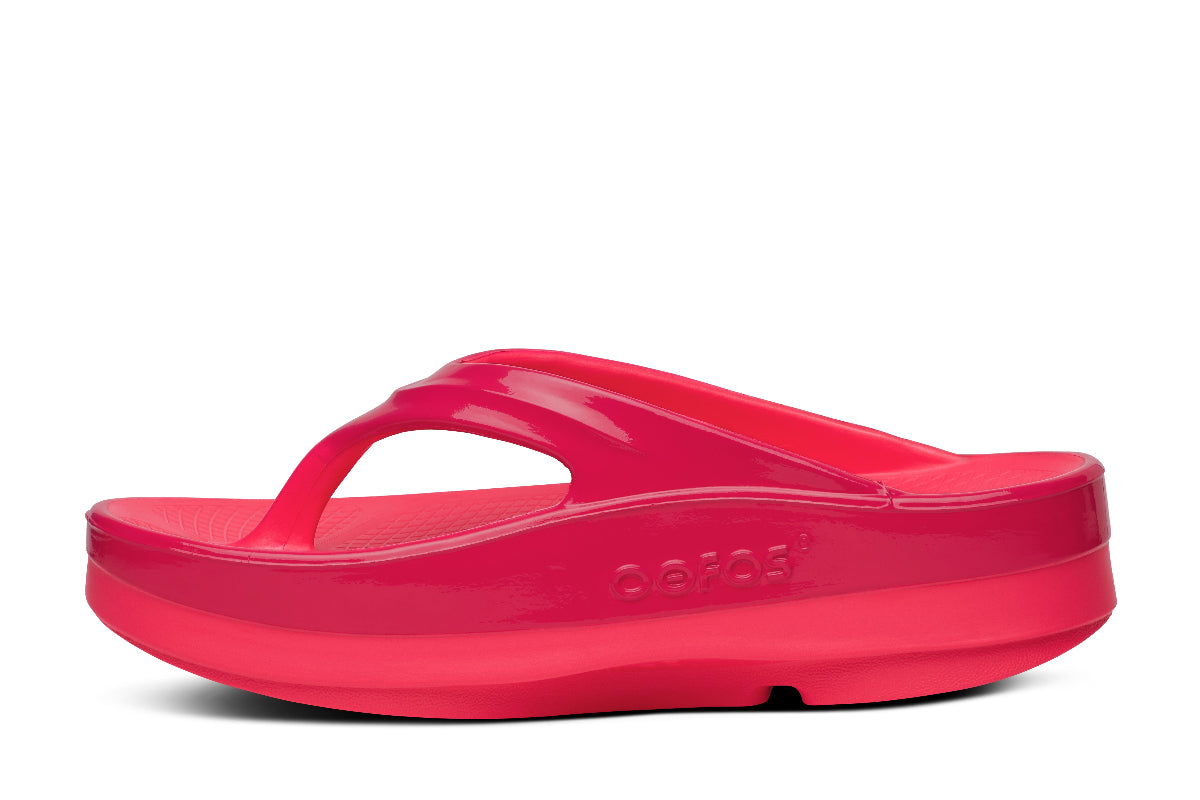★OOFOS★ OOLALA NEON BERRY OOLALA NEON BERRY Women's OOmega OOlala Sandal - Neon Berry – OOFOS