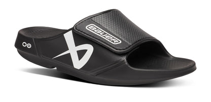 BAUER/OOFOS OOahh Sport Flex Sandal – Black main view
