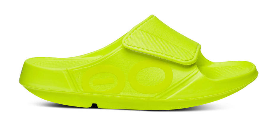 NEIGHBORHOOD SRL×OOFOS.OOAHH SPORT FLEX Men's OOahh Matte Black Sport Flex Sandal – OOFOS
