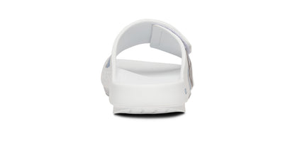 BAUER/OOFOS OOahh Sport Flex Sandal – White back view