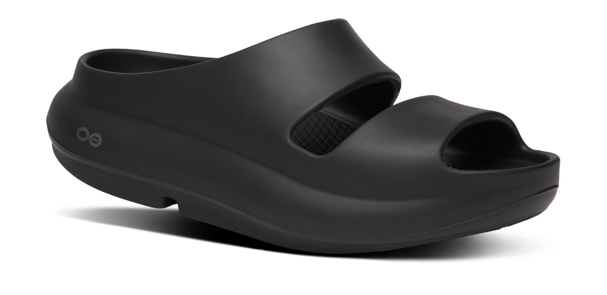 靴 OOFOS OOYEA BLACK Women's OOyea Slide Sandal - Black – OOFOS