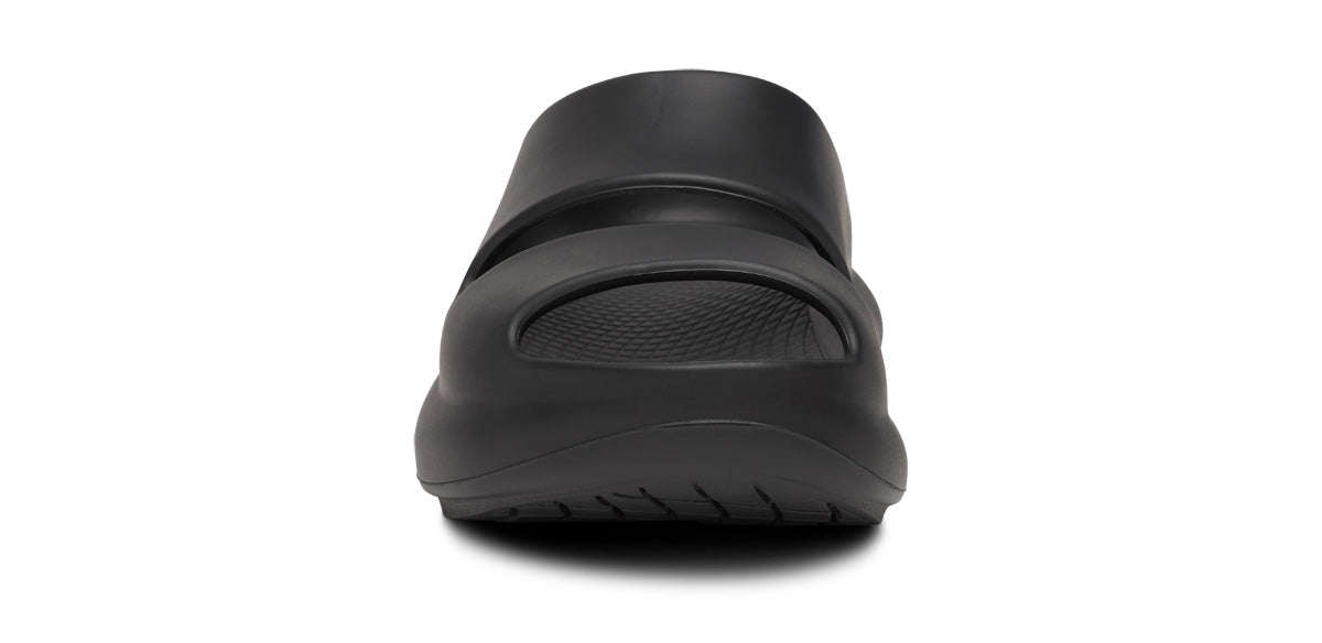 靴 OOFOS OOYEA - BLACK Women's OOyea PLUS Slide Sandal - Black – OOFOS