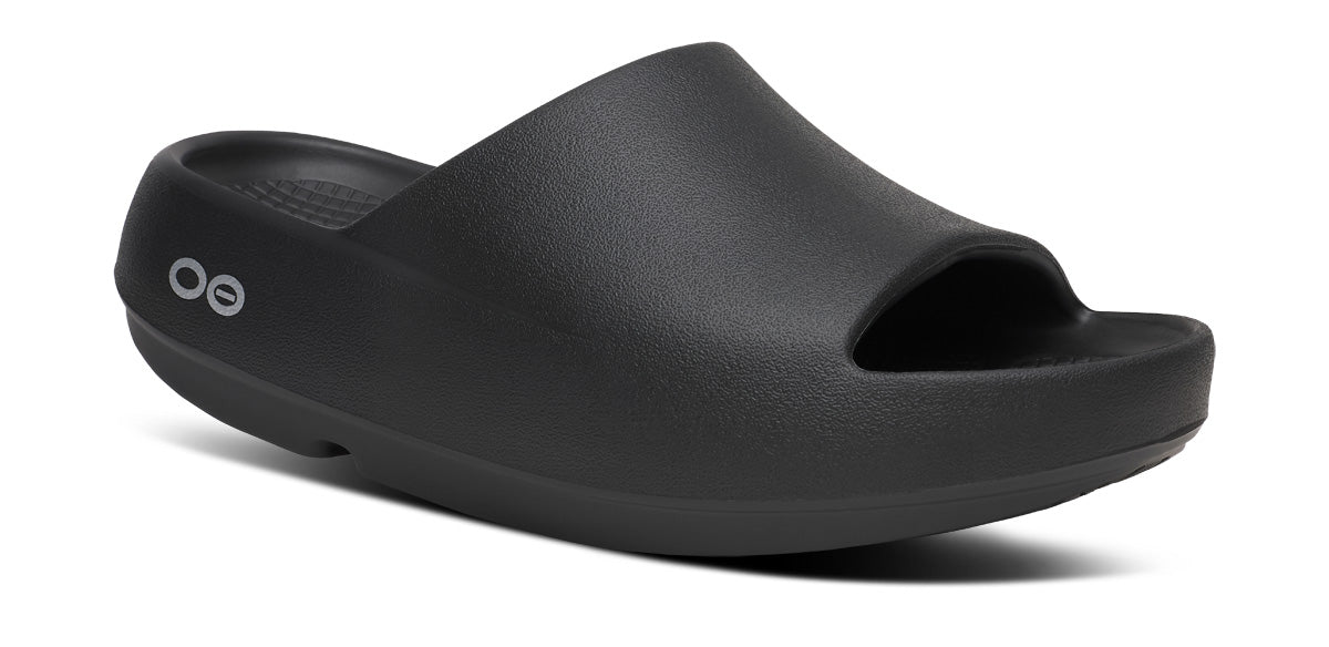 【新品同様 28cm(M9/W11) 】OOFOS OOahh PLUS Women's OOahh PLUS Slide Sandal - Black – OOFOS