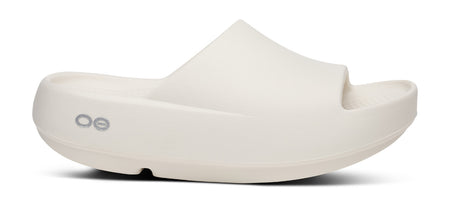 Women's OOyea PLUS Slide Sandal - Chalk – OOFOS