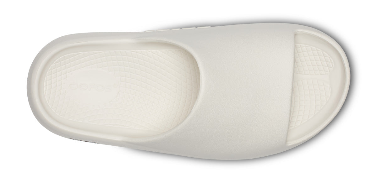 靴 OOFOS OOahh PLUS CHALK 26cm Men's OOahh PLUS Slide Sandal - Chalk – OOFOS