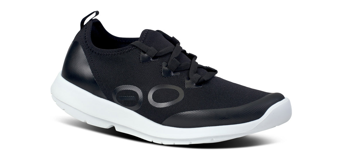 靴 WOMEN'S OOMG SPORT LACE - WHITE/BLACK Women's OOmg Sport LS Low Shoe - White Black (FINAL SALE