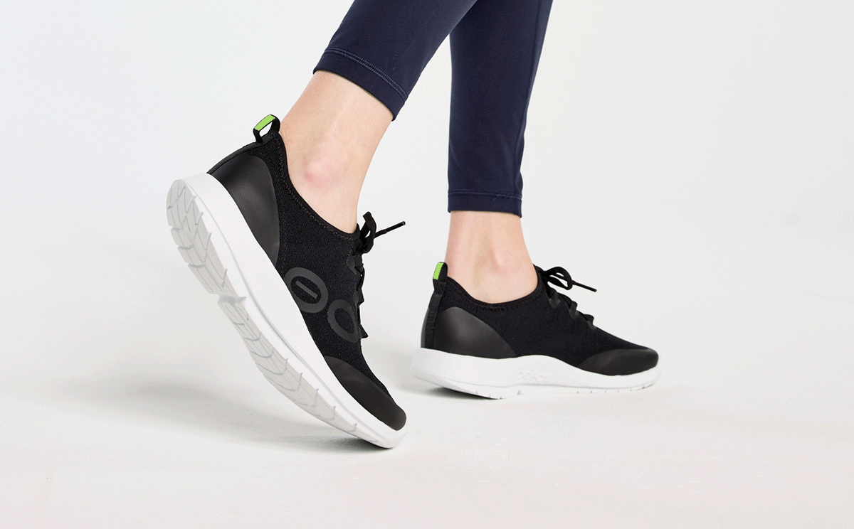 Women's OOmg Sport LS Low Shoe - White Black (FINAL SALE