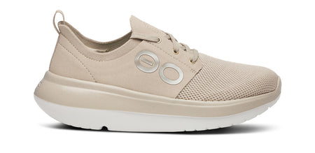 Women's OOmega OOahh Luxe Sandal - Latte (FINAL SALE) – OOFOS