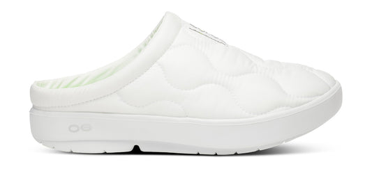 Women's OOcoozie Thermo Mule - White lateral view