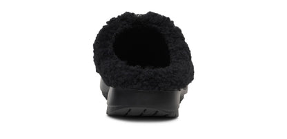 Women's OOcoozie Sherpa Mule - Black back view