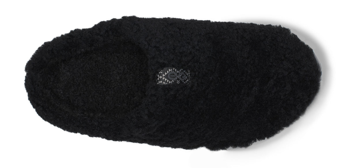 Women's OOcoozie Sherpa Mule - Black top view