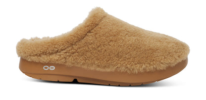Women's OOcoozie Sherpa Mule - Cafe Spice lateral view