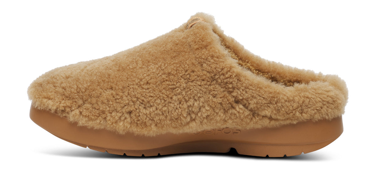 Women's OOcoozie Sherpa Mule - Cafe Spice medial view