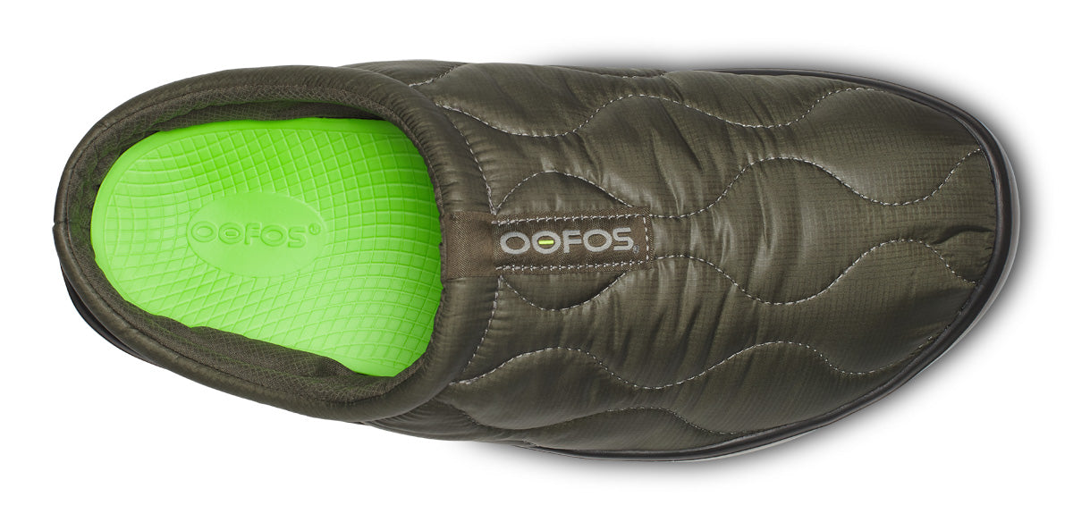 Men's OOcoozie Thermo Mule - Alpine Moss top view
