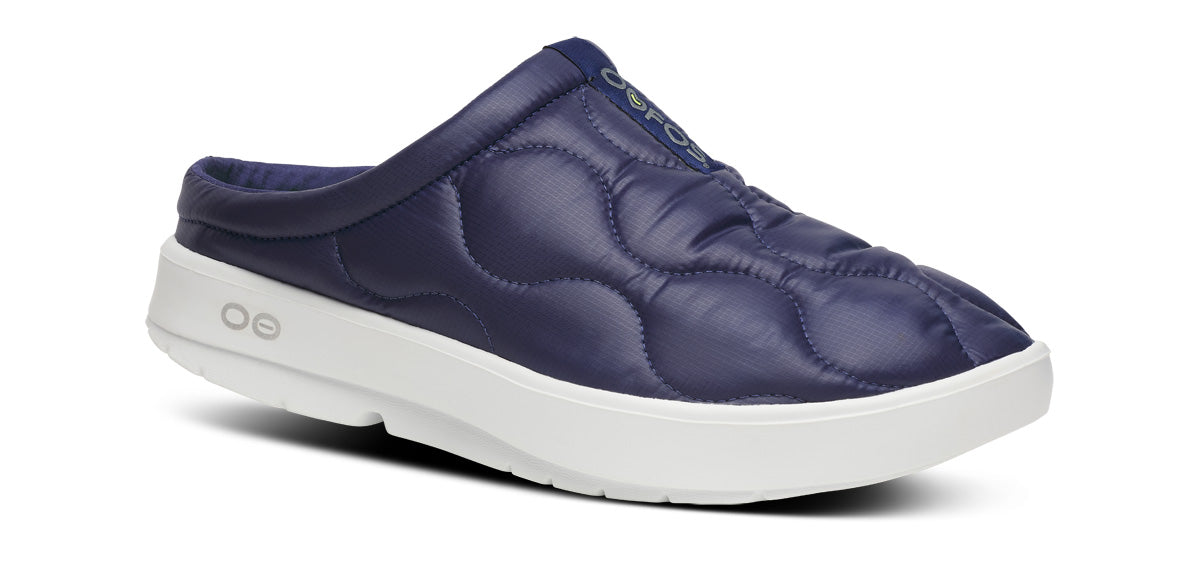 靴 MENS OOcoozie Thermo Mule 27cm oofos Men's OOcoozie Thermo Mule - Navy – OOFOS