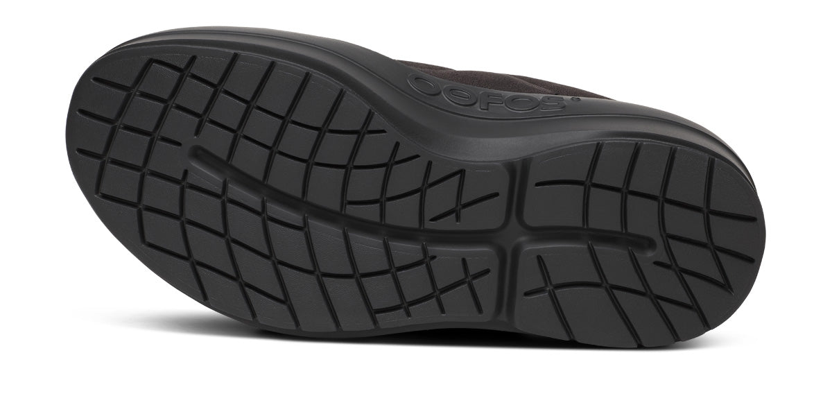 Women's OOmega Posh Mule - Black bottom view