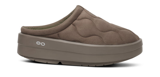 Women's OOmega Posh Mule - Truffle lateral view