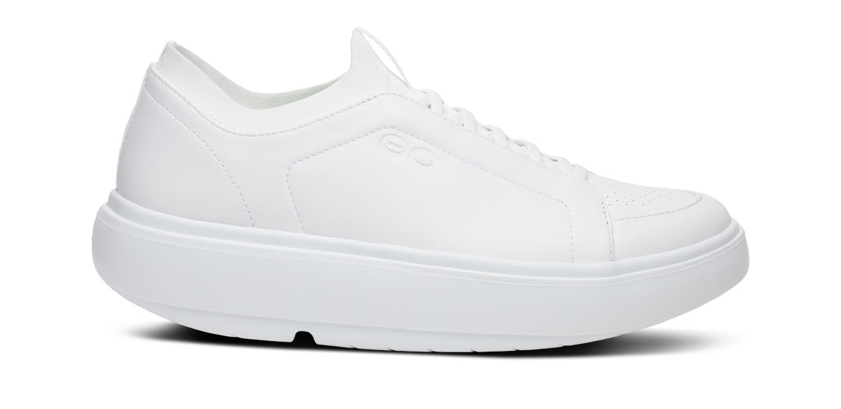 Men's Club+ Leather - White lateral view