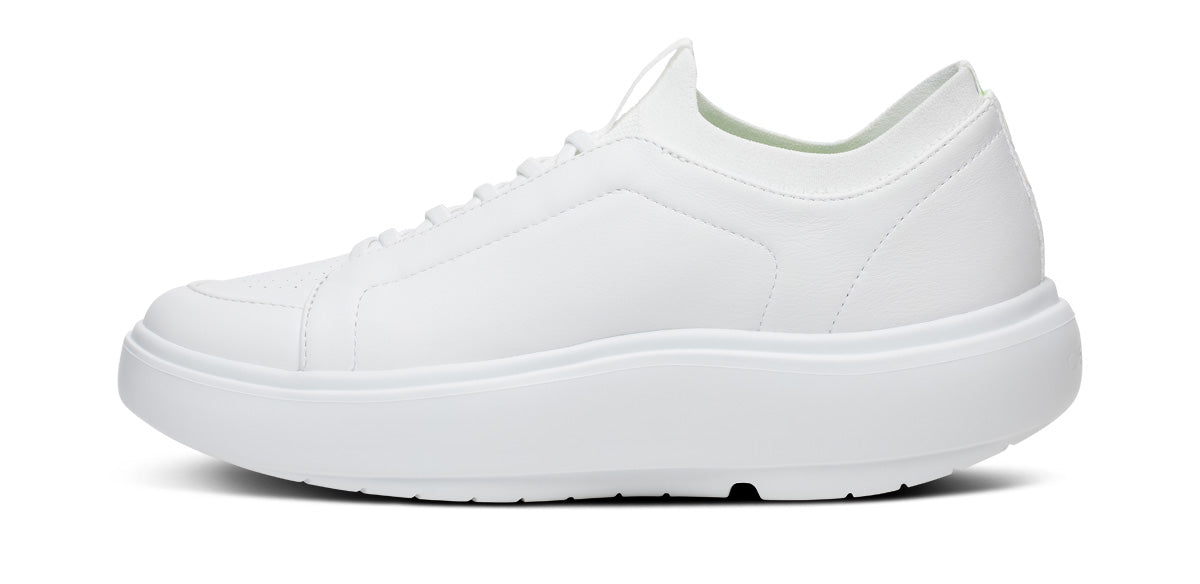 Men's Club+ Leather - White medial view