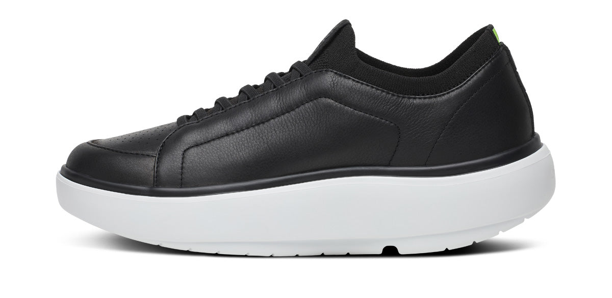 Men's Club+ Leather - White Black medial view