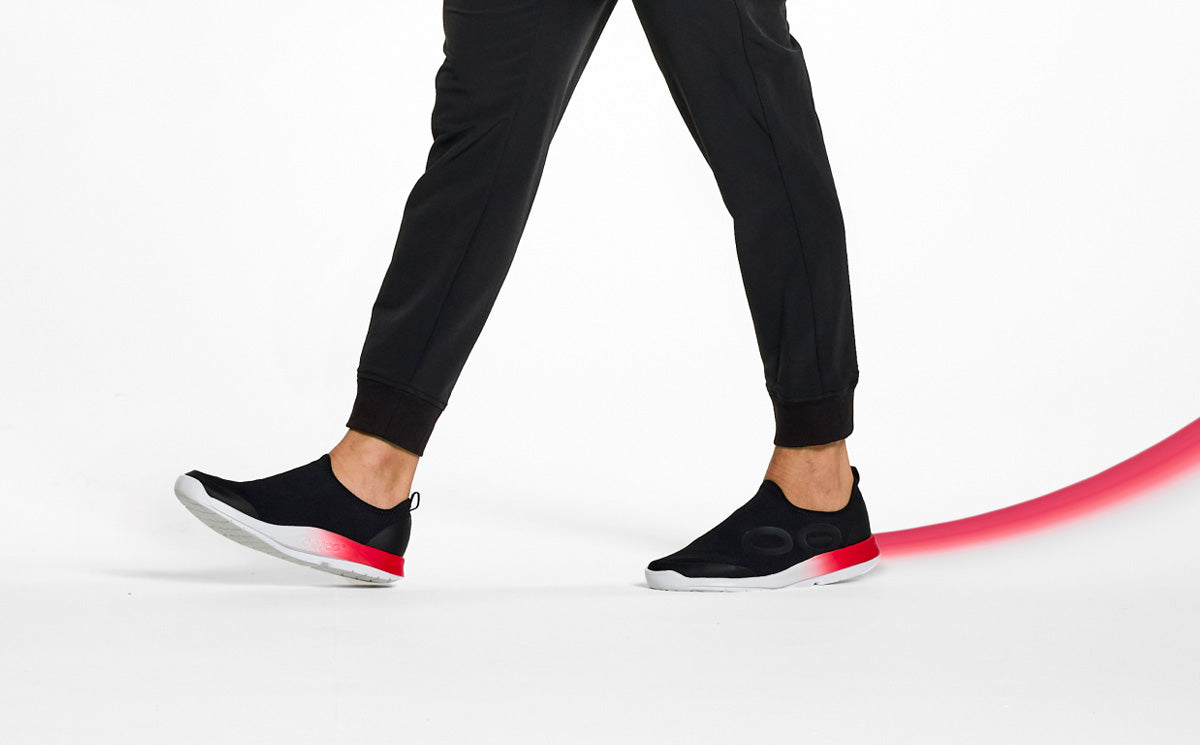 Men's OOmg Sport Low Shoe Fire Fade OOFOS