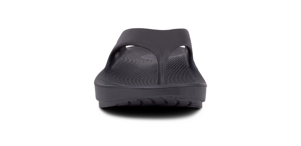 Men's OOriginal Sandal - Black - OOFOS front view