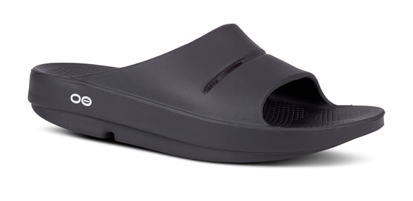 Women's OOahh Black Slide Sandal – OOFOS
