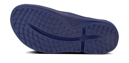 Men's OOahh Slide Sandal - Navy bottom view