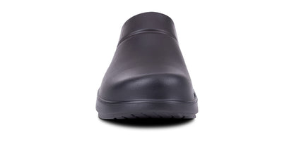 Women's OOcloog Clog - Black - OOFOS front view