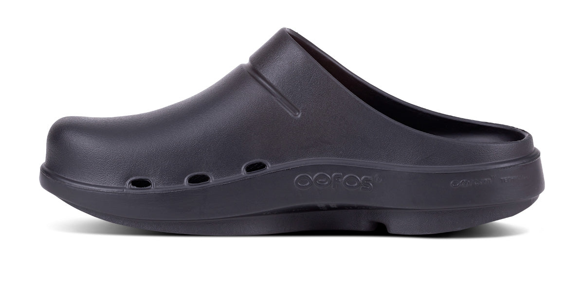 OOFOS OOCloog Luxe Men Black Recovery Clogs Slip On Shoes OOfoam Comfort Men main image 2