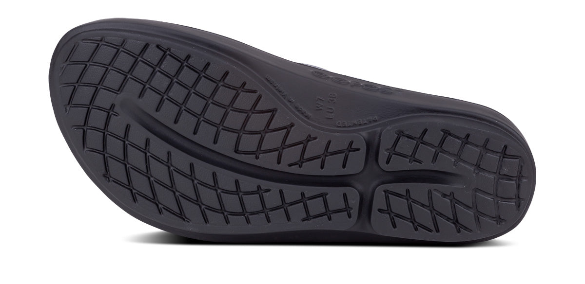Women's OOlala Black Sandal – OOFOS