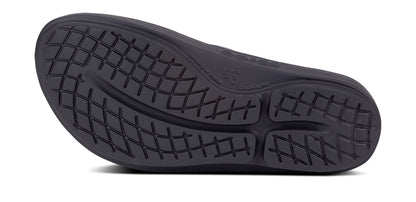 Women's OOlala Sandal - Black - OOFOS bottom view