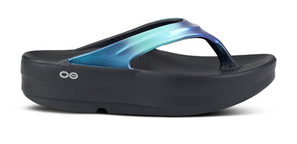Women's OOmega OOlala Luxe Sandal - Atlantis lateral view